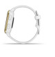 Venu Sq - Light Gold Aluminium Bezel with White Case and Silicone Band - 010-02427-11 - Garmin